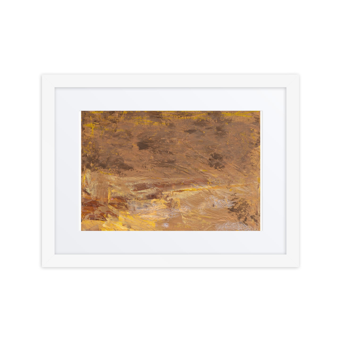 Golden Glimmers - Framed Print
